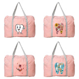 Teeth Print Duffle Travel Bag, Unisex Large Organizer, Carry-on Luggage
