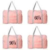 Foldable Travel Bags Nylon Duffle Large Organizer Men Women Handbags Print