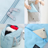 Unisex Travel Bag Clothes Storage Folding Nylon Women Hand Luggage Tote