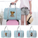 Unisex Travel Bag Clothes Storage Folding Nylon Women Hand Luggage Tote