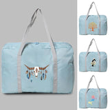 Large Capacity Travel Bag Clothes Storage Folding Nylon Weekend Organizer