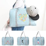 Nylon Foldable Travel Bags Weekend Organizer Clothes Storage Women WaterProof Ba