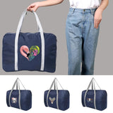 Nylon Foldable Travel Bags Large Capacity Duffle Bag Unisex Clothes Organizers