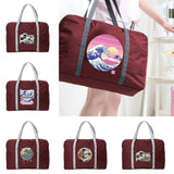 Wave Series Foldable Travel Bags Unisex Waterproof Large Capacity