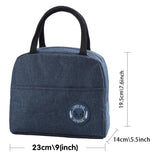 Insulated Cooler Bag Women's Work Lunch Box Organizer Child Food Thermal