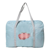 Large Capacity Travel Bag Folding Nylon Women's Hand Luggage Tote Love Series