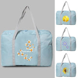 Large Capacity Daisy Travel Bag Handbag Luggage Tote Nylon