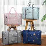 Portable Travel Sport Folding Waterproof Zipper Luggage Bag Tote Storage Pouch