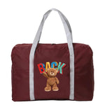 Bear Series Foldable Duffle Bag Large Capacity Travel Accessory