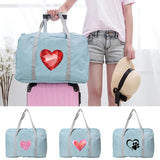 Unisex Travel Bag Foldable Nylon Luggage Tote Clothes Storage