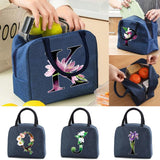 Insulated Lunch Bag Thermal Storage Pouch Canvas Handbags