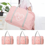Large Duffle Travel Bag for Women Diamond Letter Print Handbag