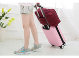 Large Capacity Travel Bags Unisex Handbags Men Nylon Foldable Duffel