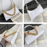 Retro Casual Women's Totes Shoulder Bag Chain Handbags