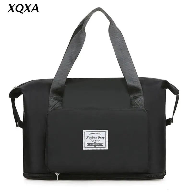 Large Capacity Folding Travel Duffle Bag Waterproof Tote Handbag