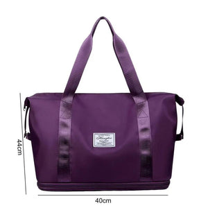 Dry Wet Separation Travel Duffel Bag Waterproof Handle Large Capacity