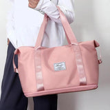 Dry Wet Separation Travel Duffel Bag Waterproof Handle Large Capacity