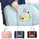 Avocado Print Organizer Bag for Travel & Camping