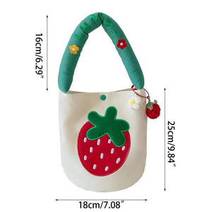 Cartoon Women Shopping Bag Bucket Bag Student Lunch Bags