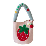 Cartoon Women Shopping Bag Bucket Bag Student Lunch Bags