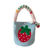 Cartoon Women Shopping Bag Bucket Bag Student Lunch Bags