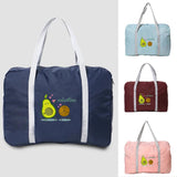 Avocado Print Travel Organizer Handbag Large Capacity Luggage Bag