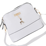 Mini Shell Shape Messenger Bag with Deer Toy