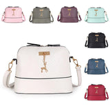 Mini Shell Shape Messenger Bag with Deer Toy