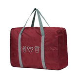 Foldable Travel Bags Organizer Cup Love Gesture Pattern Duffle Bag