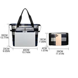 Large Capacity Shoulder Duffel Bag with Shoes Compartment