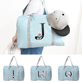 Large Capacity White Marble Travel Bag Unisex Luggage Handbag