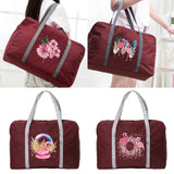 Flamingo Print Travel Bag Unisex Foldable Handbags Organizers Large Capacity