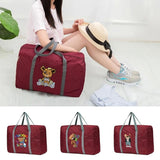 Large Capacity Fold Travel Bag Bear Series Gym Yoga Accessories Storage