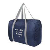Coffee Print Foldable Travel Bag Portable Clothing Organizer Women Handbags