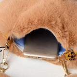 2021 Plush Heart-Shaped Bag Love Bag Heart Shaped Plush Hair Band