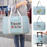 Nylon Foldable Travel Bag Women WaterProof Large Capacity Bags Weekend Organizer