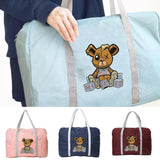 Bear Print Camping Organizer Bag Toiletries H