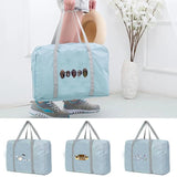 Travel Bags Organizers Large Capacity Weekend Bag Cartoon Pattern Foldable