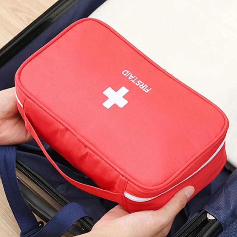 Medicine Organizer Bag Emergency Handbag First Aid Tote Purse