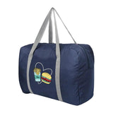 Large Capacity Travel Bags Love Burger Chips Print