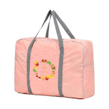 Large Capacity Travel Bags Clothing Storage Organizers Luggage Handbag Food Prin