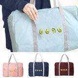 Avocado Print Travel Organizer Handbag Large Capacity