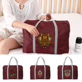 Foldable Travel Bag Hand-held Large-capacity Luggage Monster Print