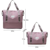 Large-Capacity Double-Layer Travel Bag Boys Oxford Cloth Handbag Women's Bag