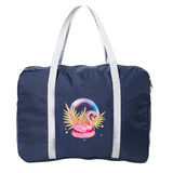 Flamingo Print Travel Bag Zipper Organizer Foldable Toiletries Storage