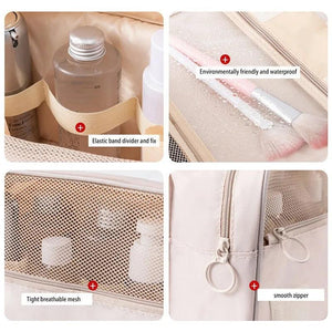Travel Waterproof Hook Wash Bag Portable Large Capacity Cosmetic Bag