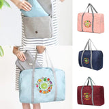 Large Capacity Travel Bag Men Women Clothing Storage Handbag Mixed Print