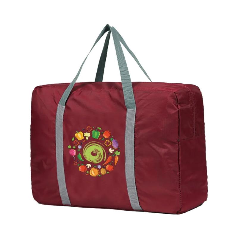 Large Capacity Travel Bag Men Women Clothing Storage Handbag Mixed Print