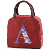 Canvas Insulated Lunch Bag Box Handbag for Kids School Picnic Camping Travel