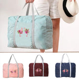 Flamingo Print Foldable Tote Bag Organizer